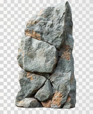 bloc de pierre datant de l'antiquit?, bloc de pierre datant de l'?ge romain, vestige, arch?ologie on white background . photorealism mode turned on to create an ultra-realistic image