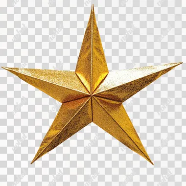 christmas star, golden, white background  --s 50