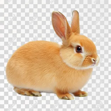 domestic rabbit, full body, white isolated background, high-resolution photography, high quality, sharp focus