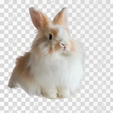domestic rabbit, full body, white isolated background, high-resolution photography, high quality, sharp focus