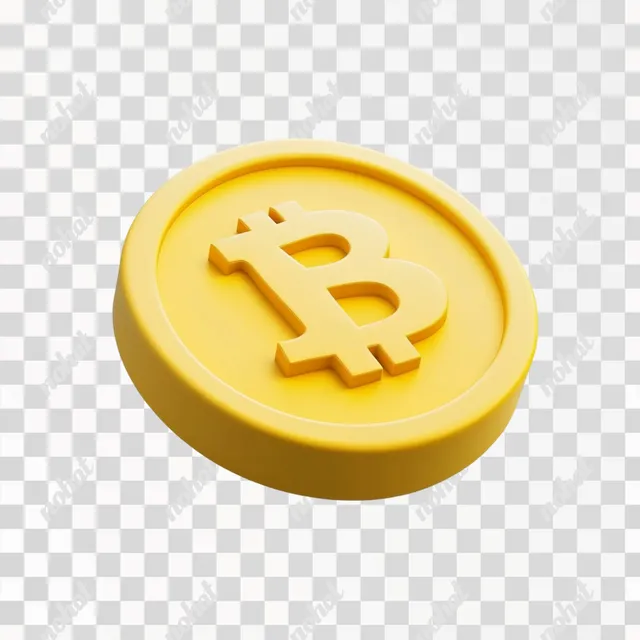 Minimalistic 3D Yellow Dollar Coin Icon in Isometric Style