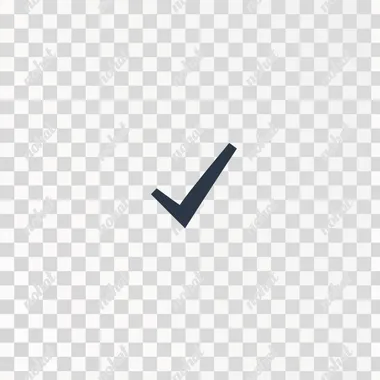A check mark, simple, flat, pure color, UI design, minimal logo, white background
