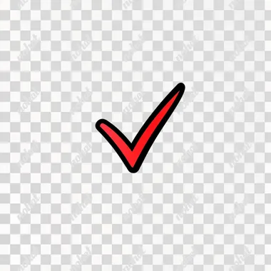 A check mark, simple, flat, pure color, UI design, minimal logo, white background