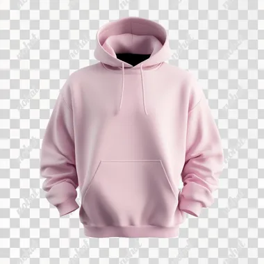 design basic 3d oversized baby pink hoodie