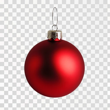 plain christmas ornament empty background