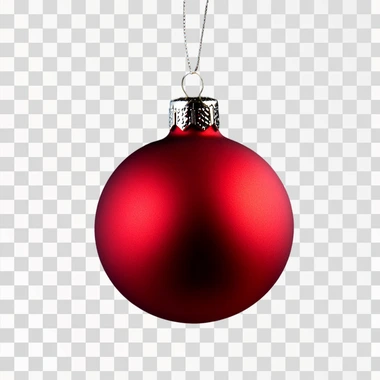 plain christmas ornament empty background