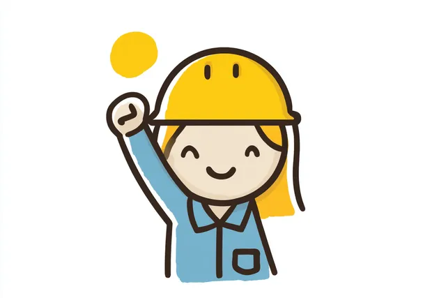 Smiling Engineer Woman in Safety Gear