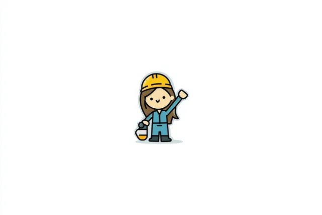 Smiling Engineer Woman in Hard Hat