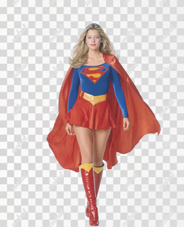PNG Empowered Supergirl Movie Poster