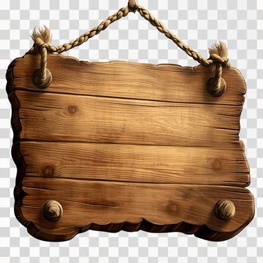 Placa de Madeira PNG Transparente, isolated