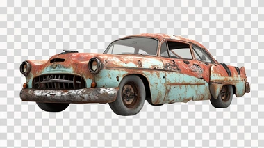 mcqueen mater pixar cartoon car isolated on white background