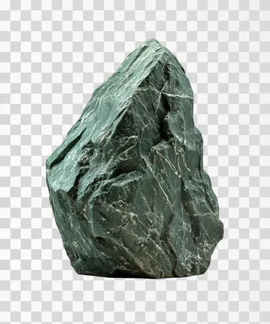 flat horizontal rock, in the style of a bronze green statue, studio lighting, white background, photorealistic, high detail, 8k