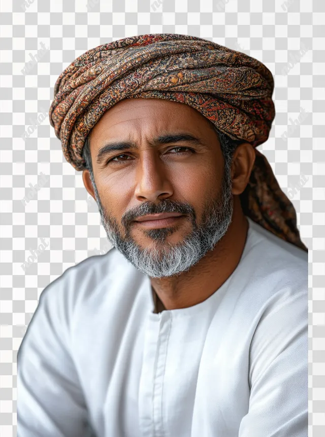 png a man with a turban on his head