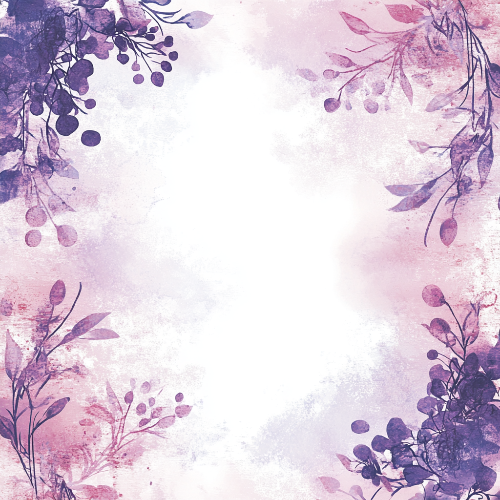 Free: Elegant Feminine Certificate Border with Watercolor Patterns ...