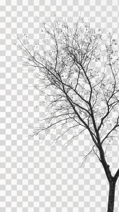 poplar tree white background,