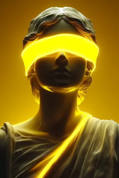 neon yellow background, roman godess statue,chrome material of a statue,silhouette with her face lit ,by neon omni effect lighting ,shaped glowing effect, close-up shot, facing straight front, symmetrical     --raw