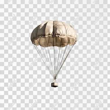 masterpiece, best quality, parachute, airdrop, simple background, 3d