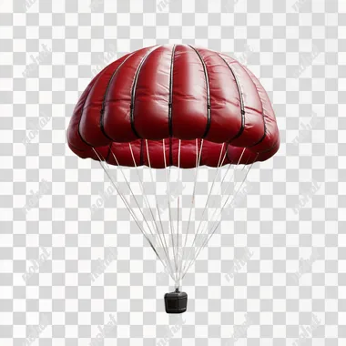 masterpiece, best quality, parachute, airdrop, simple background, 3d