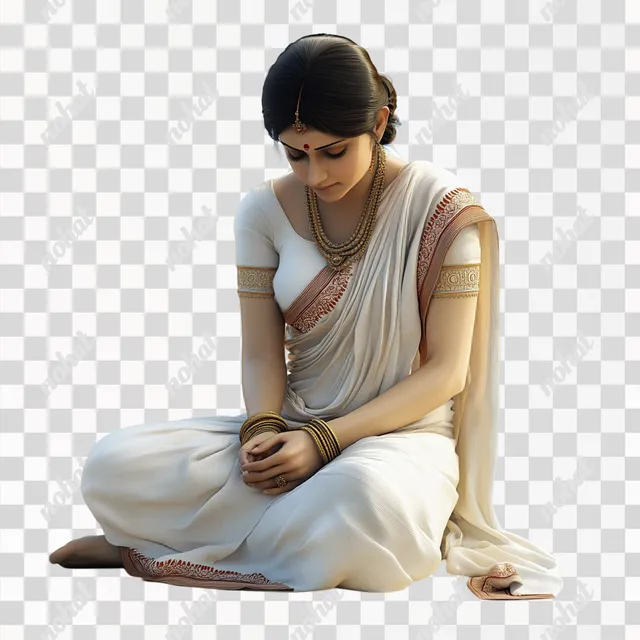 Sadness in Silence: A Widow's Solitude