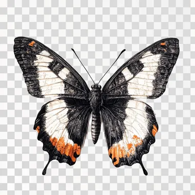 on white background an image of a butterfly