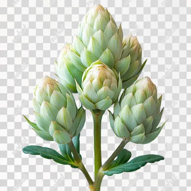Professional studio photograph of Rhodiola Rosea flowers, minimalistic composition, pure white background, soft natural lighting, high detail, macro lens, sharp focus, botanical photography style. --s 750