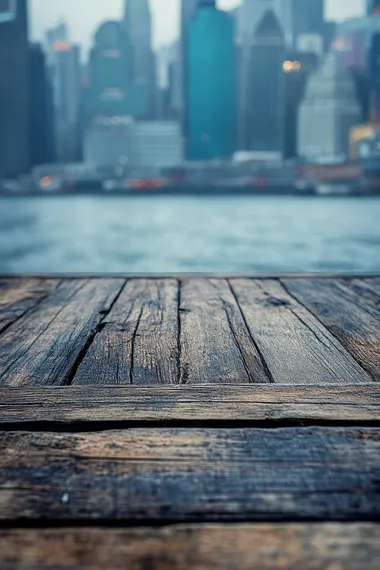 A natural wooden plank background with visible grain and earthy tones, ideal for rustic and organic themes