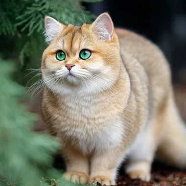 British Golden Chinchilla cat
