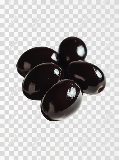 8k professional studio product photograph of some realistic olive fruits. Straight-on-angle shot on a solid white background.