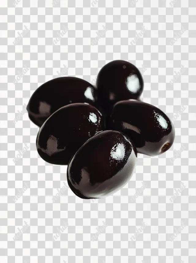 Realistic Olive Fruits: High-Quality Studio Photography