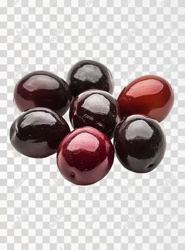 8k professional studio product photograph of some realistic olive fruits. Straight-on-angle shot on a solid white background.