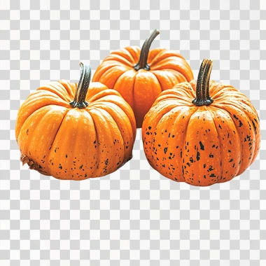A Thanksgiving greeting with bright orange pumpkins, celebrating the season. , isolated on white background, stock photo style   --s 250
