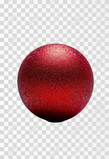 Red Christmas ball. Clean white background, HD, high resolution, high detail, studio lighting, best photograph award