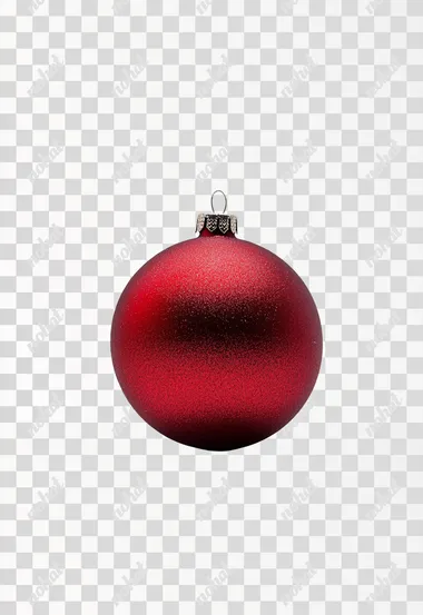 Red Christmas ball. Clean white background, HD, high resolution, high detail, studio lighting, best photograph award