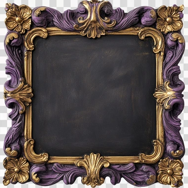 ancient roman, luxury roman blackboard, gold details, violet is main color, white background