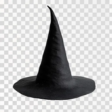 a witch hat in the style of Dr Seuss. Set against a white background --s 50