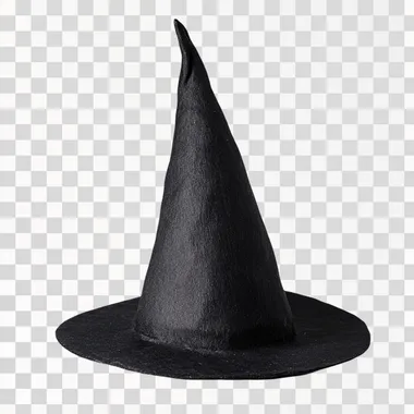 a witch hat in the style of Dr Seuss. Set against a white background --s 50
