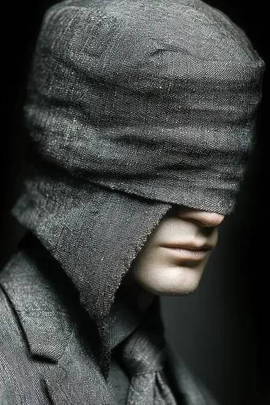 A mysterious figure with an incognito label   --s 1000
