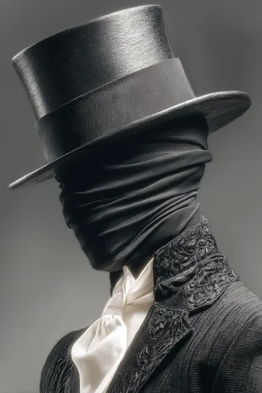 A mysterious figure with an incognito label   --s 1000