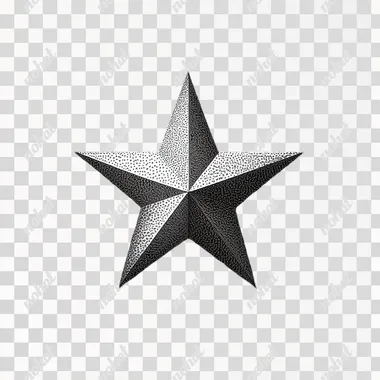 dot shaded star minimal illustration