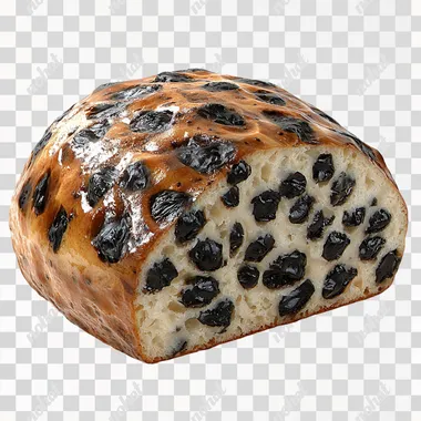 ultra realistic uhd photo of Stollen , on white plain isolated, front view,clear contours and boundaries, contrast, standalone full object, no shadows, lifelike accuracy, commercial photoshoot     --s 750