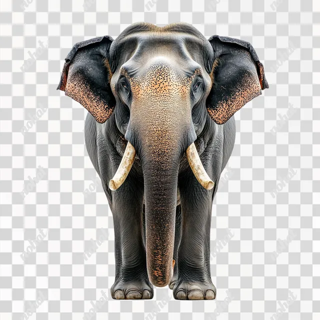 Majestic Asian Elephant Displaying Strength and Grace