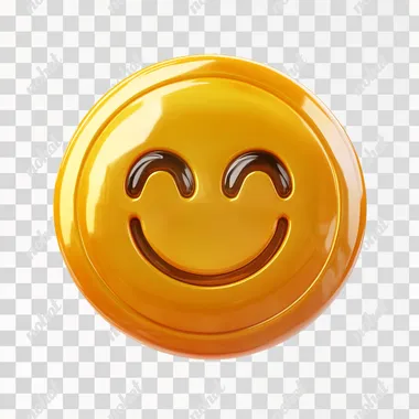 coin emoji, no background