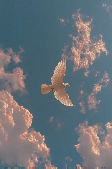 white bird flying on a blue sky  --raw  469439129 3232544703 2489920983 --sv 4