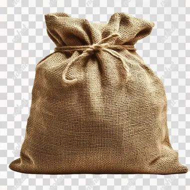 extra large burlap sack isolated on white background, 4K --s 250