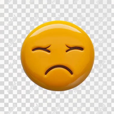 crying face emoji, pure white background