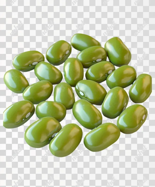 Realistic Mung Bean with Textured Detail