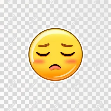A shut up emoji face