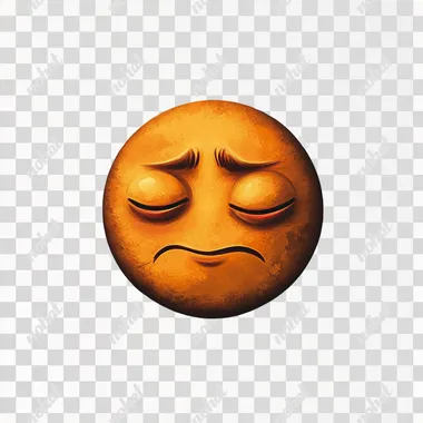 A shut up emoji face