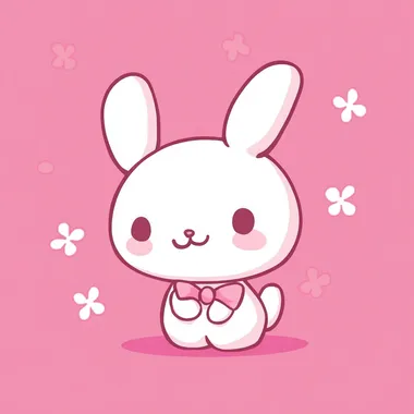 Help me design an original IP image in the style of Sanrio. Requirements: anthropomorphic, super cute, cute, two-dimensional, simple background