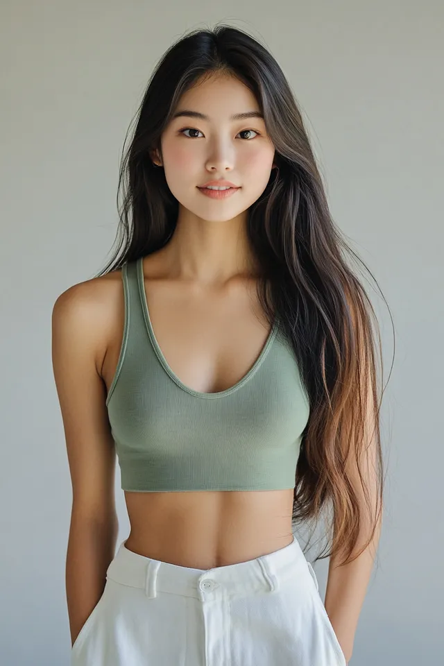 Graceful Elegance: A Portrait of Youthful Beauty